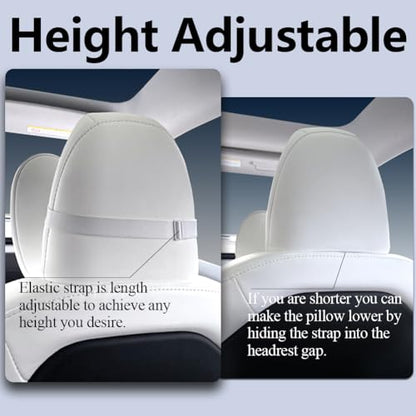 TESBEAUTY Headrest Pillow 2 Packs for Tesla Neck Pillow Designed for Tesla Model Y (2 Count)