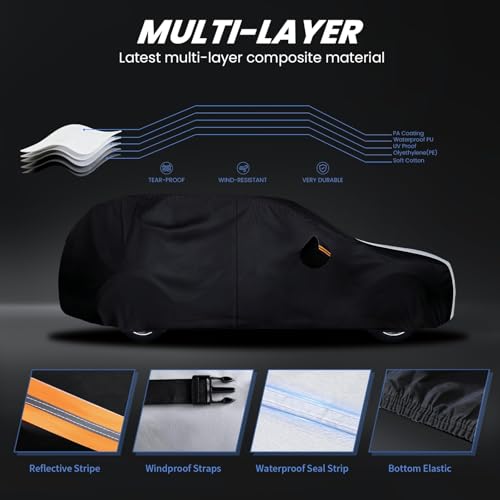 Multi Layer Car Cover Custom Fit for Nissan Rogue