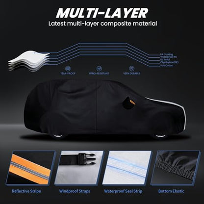 Multi Layer Car Cover Custom Fit for Nissan Rogue