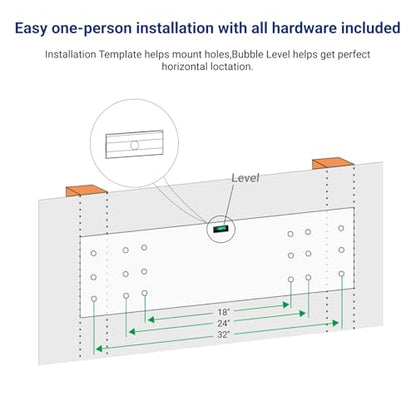 1 Pack 2x4ft Garage Shelving Wall