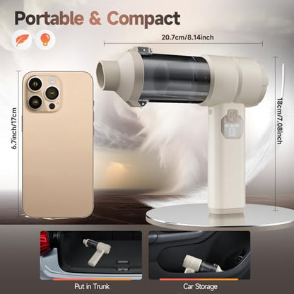 Car Vacuum Handheld Car Vacuum Cleaner Cordless with Brushless Motor
