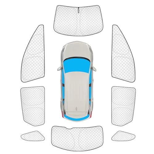 8pcs Thicken Sun Shades for Cadillac XT5 Accessories 2017