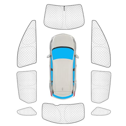 8pcs Thicken Sun Shades for Cadillac XT5 Accessories 2017