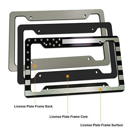 American Flag License Plate Frames