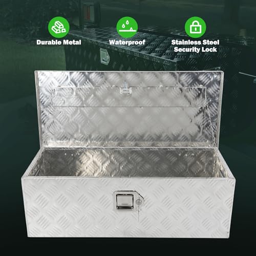30 Inch Diamond Plate Truck Bed Tool Box