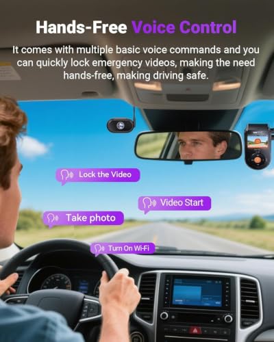 S1 Pro DMS 2.7K Dash Cam Front and Inside
