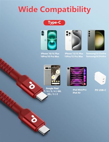 USB C to C Cable 10FT (20 Foot)