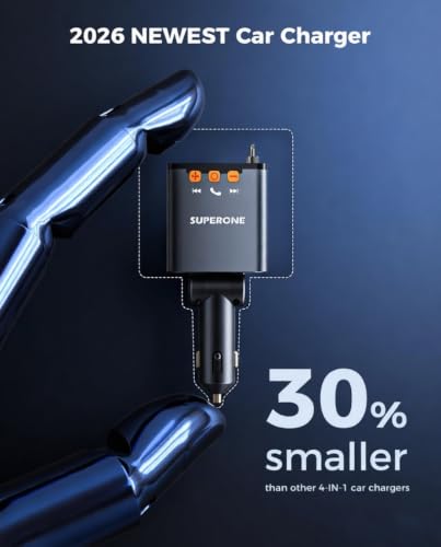 69W Retractable Car Charger