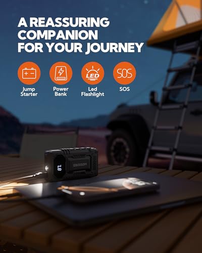 2026 New Portable Car Battery Jump Starter