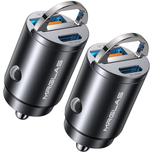 2 Pack 90W USB C Car Charger Fast Charging Type C Cigarette Lighter Adapter (2 Count)