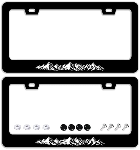 Mountains License Plate Frames