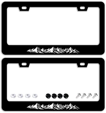 Mountains License Plate Frames