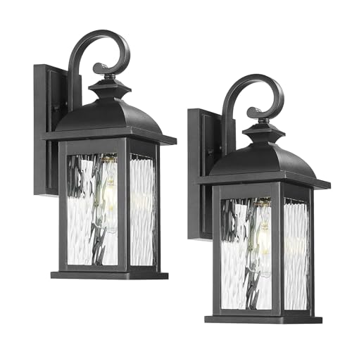 2 Packs Outdoor Waterproof Wall Lights Fixture (2 Count)