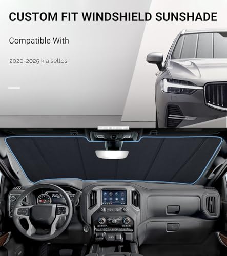 Windshield Sun Shade for Kia Seltos 2020