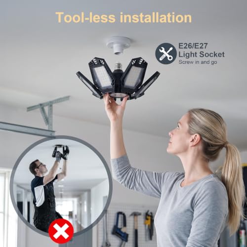 2 Pack LED Garage Lights (2 Count)