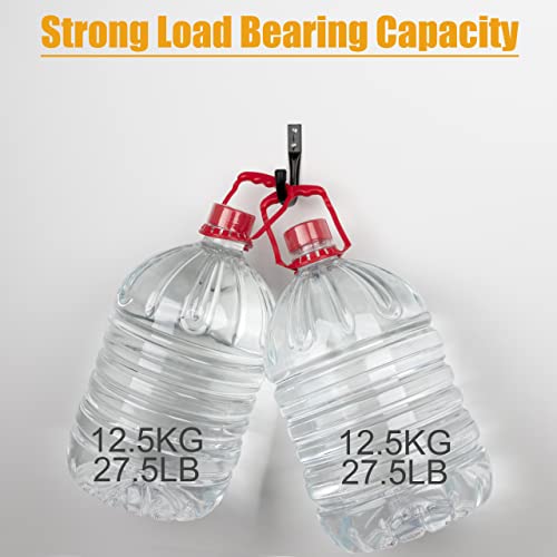 Metal Wall Hooks for Hanging Heavy Duty (6 Count)