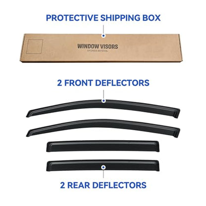 Window Visors Rain Guards for 2004