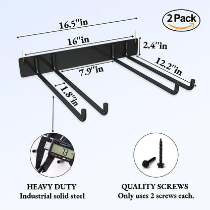Folding Chair Storage Rack for Garage (2 Count)