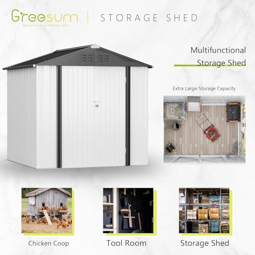 6x4FT Outdoor Storage Shed