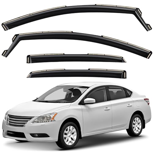 Window Deflectors Smoke Tinted in (4 Count)