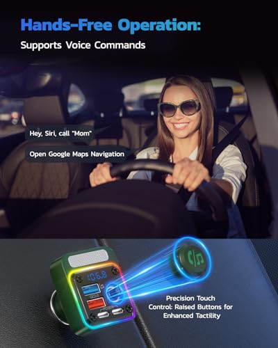 54W Bluetooth 5.3 Car Adapter