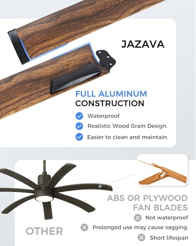 84 Inch Large Ceiling Fan with Light