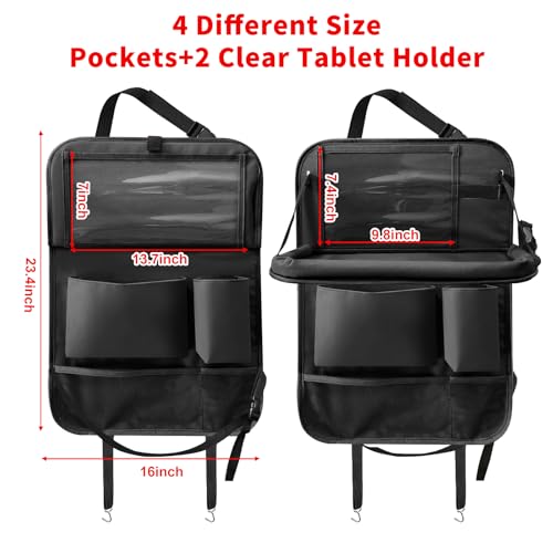 Car Backseat Organizer with Tablet Holder