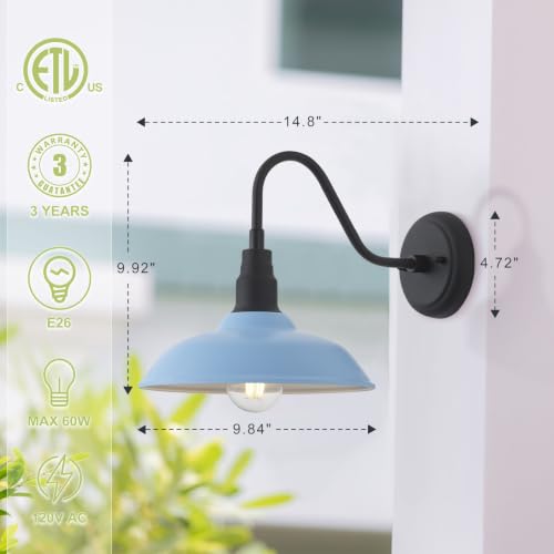 10 Inch Dome Gooseneck Barrn Light Outdoor