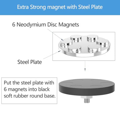 Magnetic Garage Hook (2 Count)
