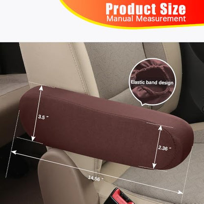 2PC Car Front Seat Armrest Covers