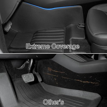 Extreme Coverage Tesla Model 3 Floor Mats 2025 2024 Premium Design Custom Fit 100% Eco