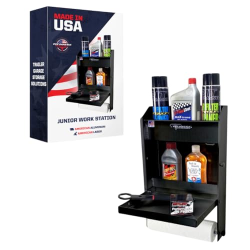 458BK Jr Work Station Storage Cabinet Shelf Rack Holder Caddy