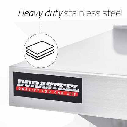 Stainless Steel Wall Mount Shelf 60" Wide x 14" Deep Commercial Grade