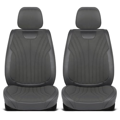 Curated Suede Leather Seat Covers for Cars & SUVs (2 Count)