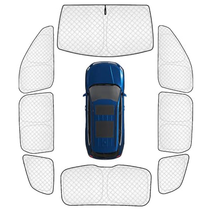 8pcs Thicken Sun Shades for KIA Telluride 2020
