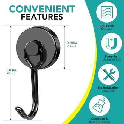 Magnetic Hooks (8 Count)