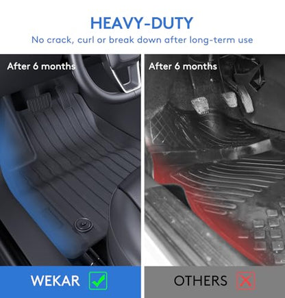 2025 New Version Floor Mats for Tesla Model 3 Highland (3 Count)