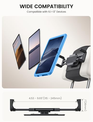 2 Pack Tablet Holder for Car Headrest (2 Count)