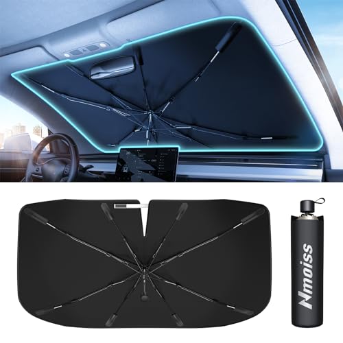 2026 Nmoiss Windshield Sun Shade Umbrella [Vinyl Coating Heat Shield]