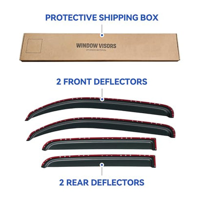 Window Visors Rain Guards for 2006