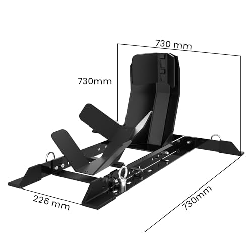 Universal Wheel Chock for Motorcycle Stand for Trailer Completely Adjustable Detachable Foldable Wheel Chock