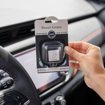 Candle Sweet Grace Auto Vent Clip Car Air Freshener 3 Pack (3 Count)