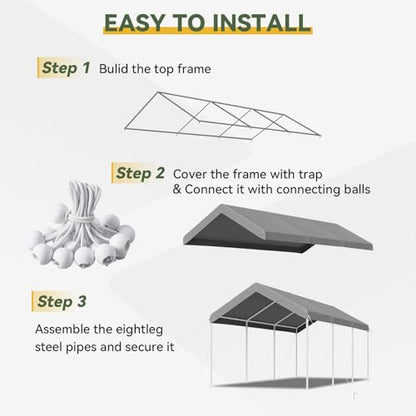 10x20 FT Carport