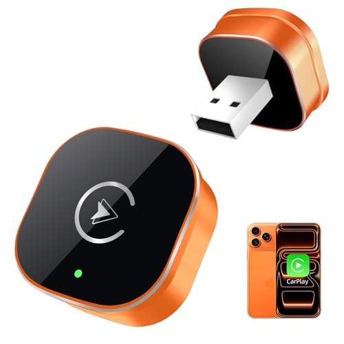 2026 Upgarded】 Wireless CarPlay Adapter for iPhone