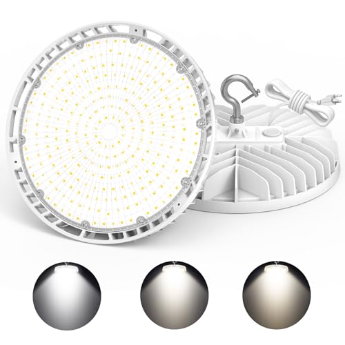 2 Pack LED High Bay Light 240W 200W 150W Adjustable
