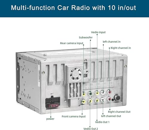Double Din Car Stereo with CD