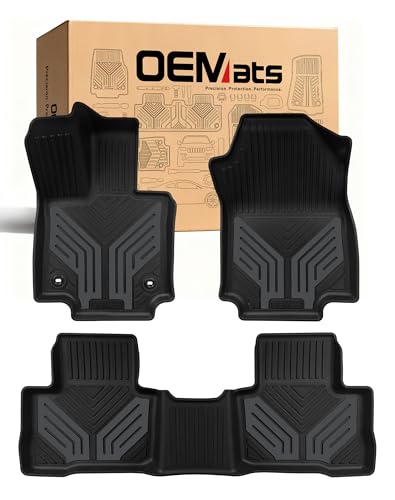 Premium Color TPE Floor Mats Custom Fit for Toyota RAV4 2019