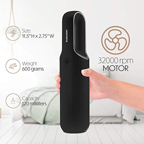 Portable Hand Vacuum Cleaner Handheld Cordless Cleaner for Dust Pet Hair Dirt Home Car Interior Lightweight