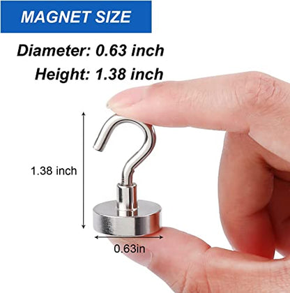 Magnetic Hooks Heavy Duty (4 Count)