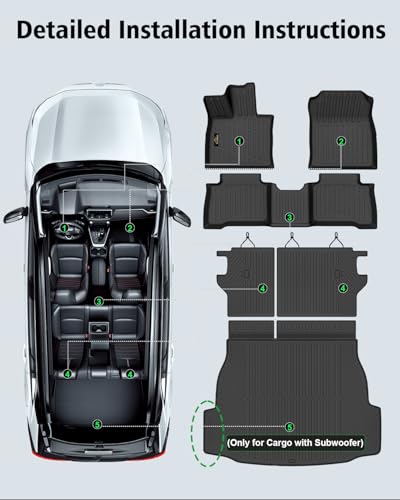 Floor Mats for Toyota RAV4 Hybrid 2026